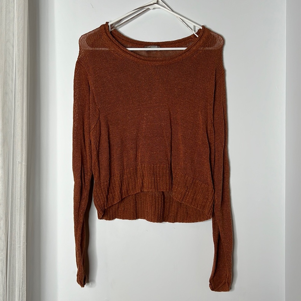 Large Slouchy Netted Sweater lightweight in great condition